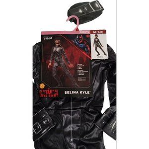 DC The Batman Selina Kyle 3 Piece Girls Costume Size Medium 7 to 8 Rubies
